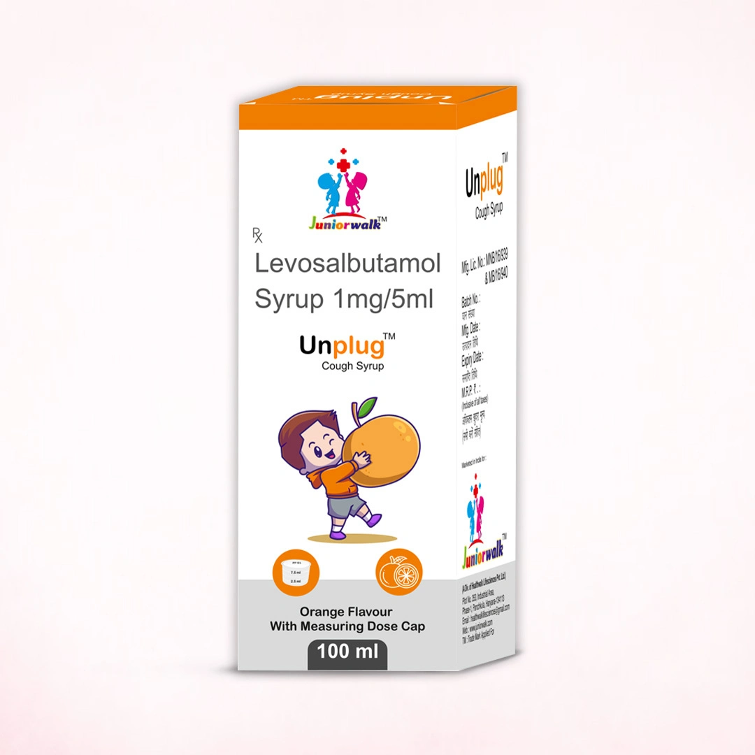 UNPLUG Cough Syrup 100ML Orange Flavour
